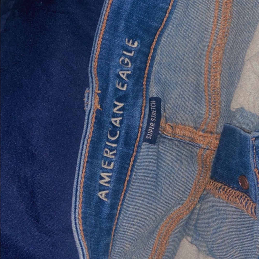 High waisted jeans shorts